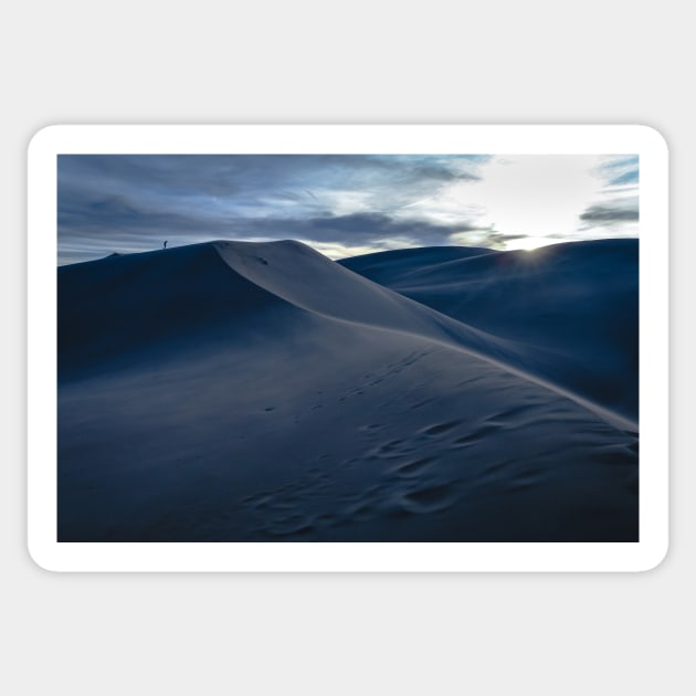 Winter Dunes (Great Sand Dunes National Park) Sticker by jonesing